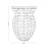 Настенный светильник Lucia Tucci Pietra Isola w123.1 (220V, плетеные)