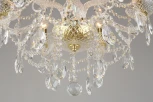 Подвесная люстра Aployt Koletta APL.755.13.06 (220V, хрусталь, на цепи, свеча)