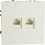 Розетка Ethernet RJ-45 (белый) Stekker Эмили 49874
