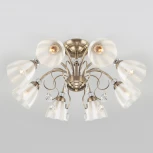 Потолочная люстра на штанге Eurosvet Floranse 30155/8 античная бронза (220V)