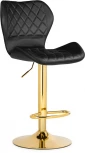 Барный стул Woodville Porch gold / black 15647