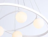 Подвесной светильник Ambrella Comfort FL66321 (регулировка яркости, LED, 220V, пульт управления, на тросе, шарики)