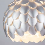 Подвесной светильник артишок 304/1 Bogate's Cedro серебро / хром (220V, на проводе)