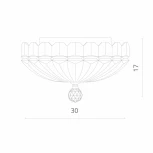 Потолочная люстра Divinare Calotta 4030/02 PL-2