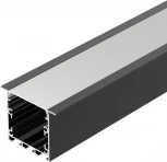Профиль LINIA49-F-S-2500 BLACK (Arlight, Алюминий) 041874