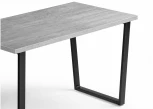 Стол Notta Лота Лофт 140 25 мм черный матовый / бетон 489613
