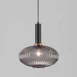 Подвесной светильник Eurosvet Bravo 50183/1 дымчатый (220V, на проводе, шар)