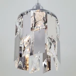 Подвесной светильник Eurosvet Scoppio 50101/1 хром (220V, на проводе, круглые)