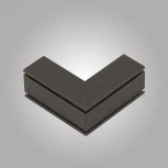 Коннектор угловой внутренний для накладного магнитного шинопровода AM Group MAGNET AM504 BK (48V)