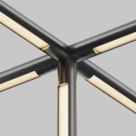 Пятиконечный коннектор для системы Shelf без ввода питания Maytoni Accessories for system Shelf CA020L5C-B (24V)