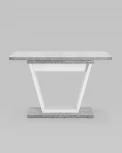 Стол Stool Group Vector 120-160*80 бетон/белый УТ000021741