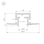 Профиль-держатель TEK-PIK-1010-2000 (Алюминий) 029090 Arlight PIK