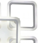 Потолочная люстра с таймером Natali Kovaltseva Smart Home LED LAMPS 81218 (220V, голосовое управление, пульт управления, управление смартфоном, умный дом - Алиса, Tuya Smart, Сири, Smart Life)