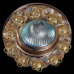 Встраиваемый точечный светильник Sneha 791/CT MR16 GD/CL (220V, круглые)