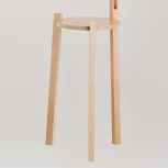 Торшер на треноге со столиком Alfa Clara 9246 (220V, бук)