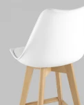 Стул полубарный Stool Group FRANKFURT белый УТ000025488