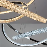 Подвесной светильник Arte Lamp Orione A2182SP-160CC (LED, 220V, пульт управления, на тросе, кольцо)