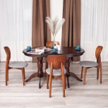 Обеденный стул Tetchair DIAMANTE (Бук/Коричневый)