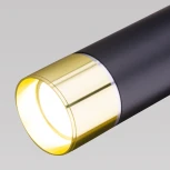 Подвесной светильник Eurosvet DLN106/DLN107 DLN107 GU10 черный/золото (220V, на проводе, круглые)