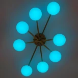 Потолочная люстра RGB на штанге Citilux Atman Smart CL226A183 (LED, 220V, голосовое управление, пульт управления, управление смартфоном, умный дом - Алиса, Маруся, Салют)