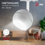 Трековый светильник ЭРА TR47 - GX53 WH (220V, шар)