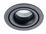 Точечный светильник встраиваемый Italline IT02-008 Dim black (LED, 220V, круглые)