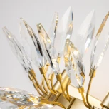 Настенный светильник Favourite Rays 4058-6W (220V, хрусталь, лепестки)