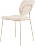 Стул обеденный Gigi шенилл бежевый кремовые ножки Stool Group арт.УТ000039034