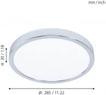 Накладной точечный светильник Eglo Fueva 5 99266 (LED, 220V, круглые, IP44)