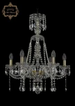 Подвесная люстра Art Classic 11.12 11.12.6.195.XL-68.Br.Sp (220V, хрусталь, на цепи, подсвечник, свеча)