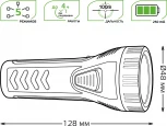 Ручной фонарь Gauss GF101