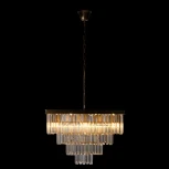 Подвесная люстра каскадная Loft IT Prism Clear 10019/600S (220V, хрусталь, на цепи)