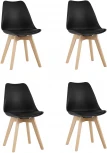 Стул Stool Group FRANKFURT NEW черный 4 шт УТ000037638