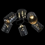 Потолочная люстра на штанге Reluce 01385-0.3-05 BK+FGD (220V)