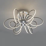 Потолочная люстра RGB на штанге Citilux Salma Smart CL224A161 (LED, 220V, голосовое управление, пульт управления, управление смартфоном, умный дом - Алиса, Маруся, Экосистема Сбер)