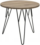 Журнальный столик ОСТИН Ореховый дубослив / черный каркас M-City 461MC05057