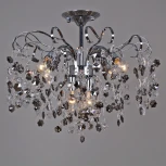 Потолочная люстра хрустальная на штанге Reluce 08285-0.4-06 CR (220V)