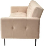 Диван-кровать МОНАКО бежевый #5, велюр, трехместный, прямой, клик-кляк M-City 461MC04860