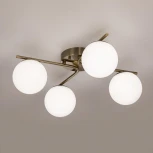 Потолочная люстра RGB на штанге Citilux Адам Смарт CL228A143 (LED, 220V, умный дом - Алиса, Маруся, Салют, шарики)