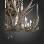 Подвесная люстра ST Luce Renna SL154.703.27 (220V, на цепи, подсвечник, свеча, рога)