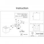 Настенный светильник (бра) Parma 3000К 6Вт IP 20 LED Maytoni Technical C155-WL-02-3W-W (220V)
