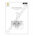 Подвесная люстра каскадная iLamp Triumph 7383/8P NIC (220V, хрусталь, на цепи)