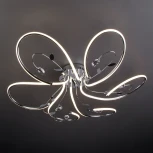 Потолочная люстра Eurosvet Venzel 90082/6 хром 90W (LED, 220V)