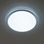 Потолочный светильник RGB круглый Citilux Спутник CL734480G (LED, 220V, пульт управления, круглые, звездное небо)