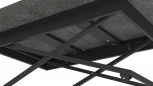Стол универсальный трансформируемый Калифорния АНДРЭ Loft ЛДСП Терраццо/Черный