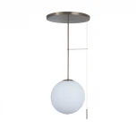 Потолочная люстра на штанге Loft IT Signal 10029PM Gold (220V, выключатель, шар)