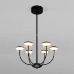 Потолочная люстра на штанге Eurosvet Fungo 50388 LED черный (220V)