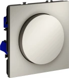 Диммер поворотно-нажимной 600 Вт (кашемир) Voltum S70 VLS070303