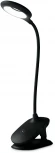 Офисная настольная лампа светодиодная, на прищепке Ambrella DESK DE703 (220V, выключатель)