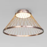 Потолочный светильник круглый Eurosvet Cesta 40019/1 LED коричневый (220V, круглые)